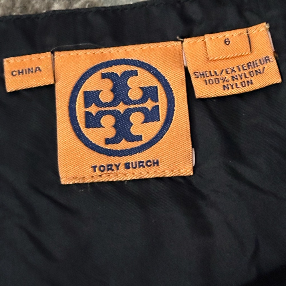 Tory Burch Isis Mini Skirt Womens 6 Black White Sequin Embroidered High Waist - Picture 5 of 6